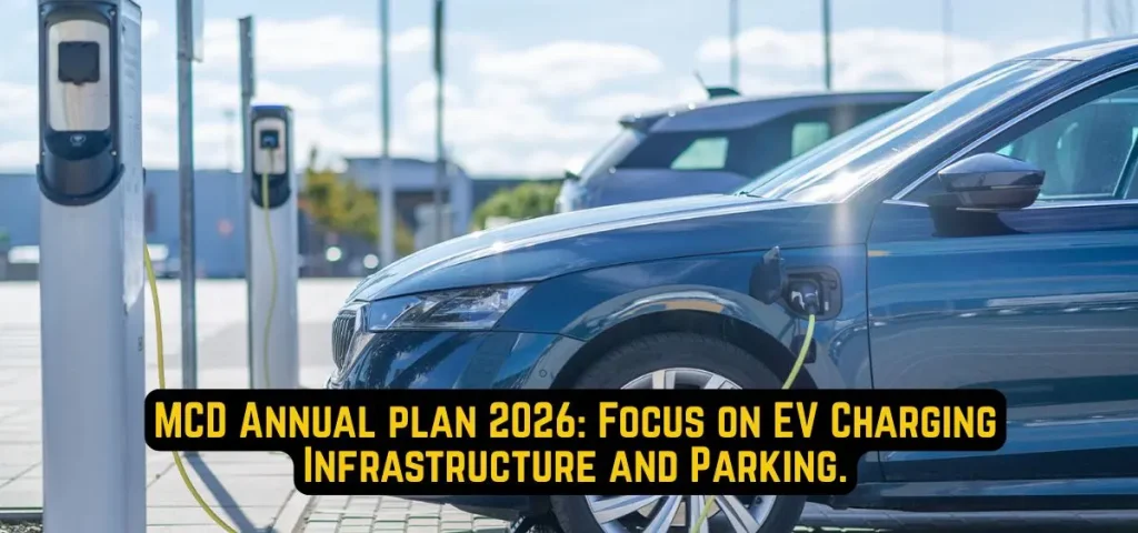 this is the image of MCD Annual plan 2026: Focus on EV Charging Infrastructure and Parking.