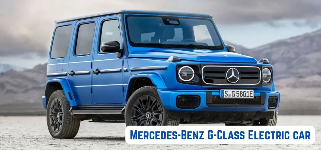 this is the image of Mercedes-Benz G-Class Electric car in India