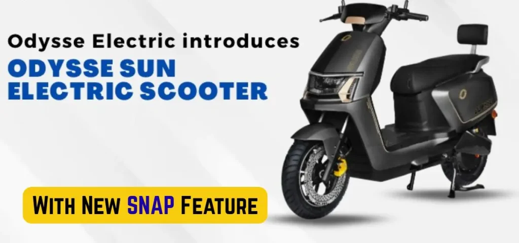 this is the image of Odysse Electric Expands EV Portfolio with SNAP Launch in Mumbai