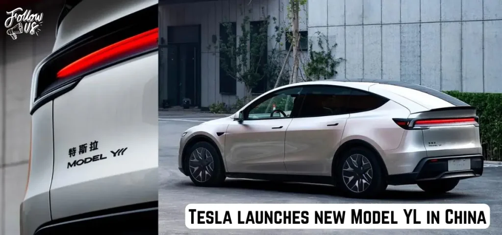 this is the image of Tesla launches new Model YL in China: AI-Driven Design Innovations Boost EV Market