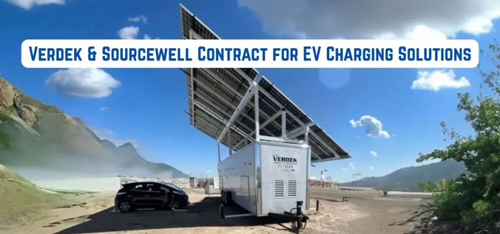 this is the image of Verdek Secures Sourcewell Contract for EV Charging Solutions
