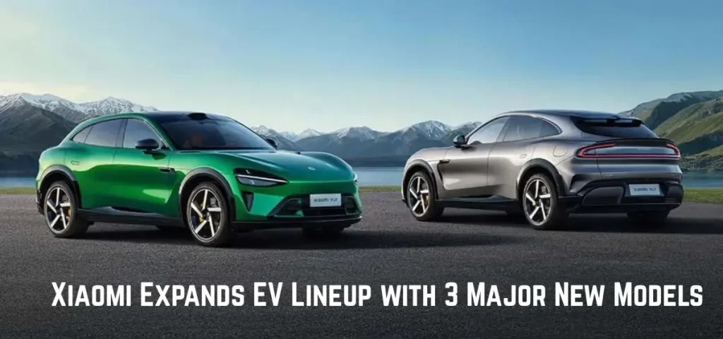 this is the image of Xiaomi Expands Electric Vehicle Lineup with 3 Major New Models