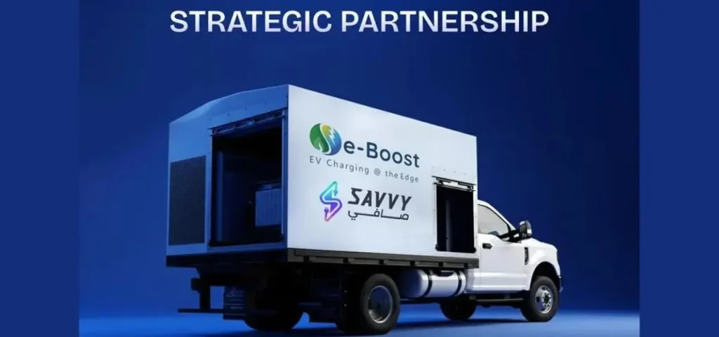this is the image of Savvy Charging Collaborates with e-Boost to Drive Off-grid EV charging