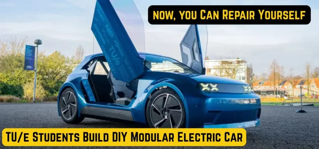 this is the image of TU/e Students Build Modular Electric Car you Can Repair Yourself