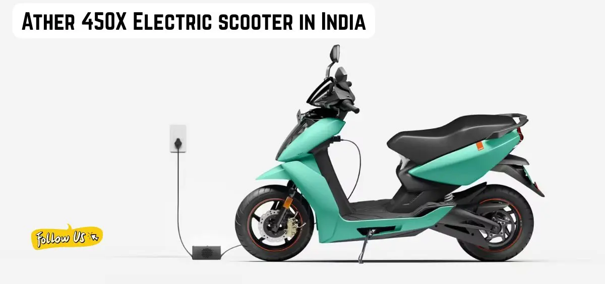 this is the image of Ather 450X Electric scooter in India