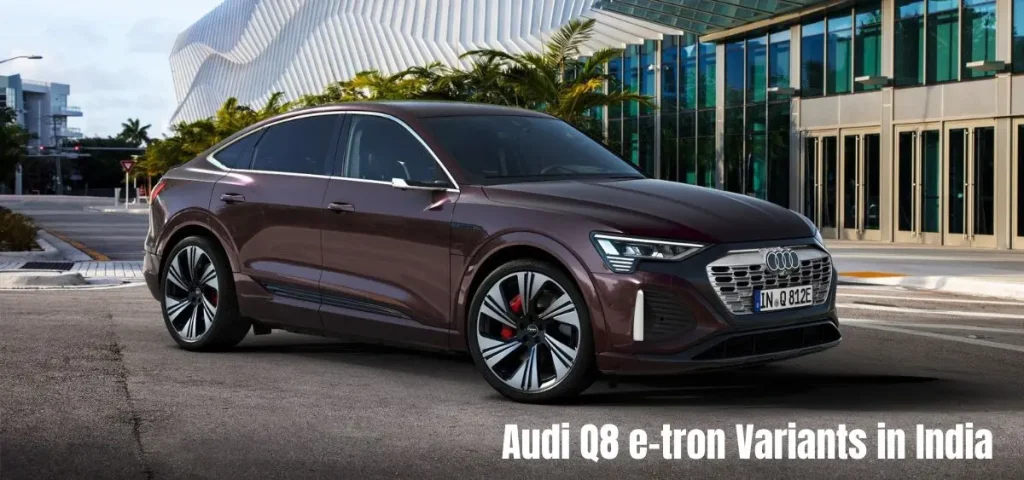 this is the image of Audi Q8 e-tron Variants in India