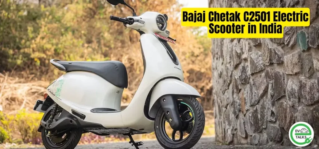 this is the image of Bajaj Chetak C2501 Electric Scooter in India