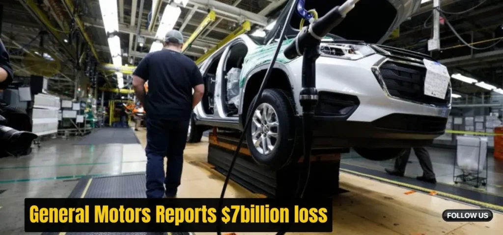 this is the image of General Motors Reports $7billion loss