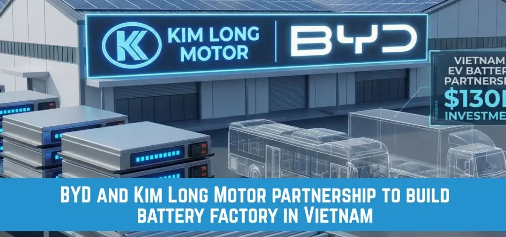 this is the image of BYD and Kim Long Motor partnership