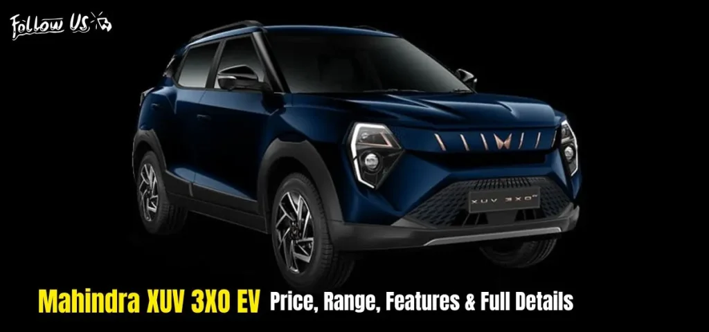 this is the image of Mahindra XUV 3XO EV in India
