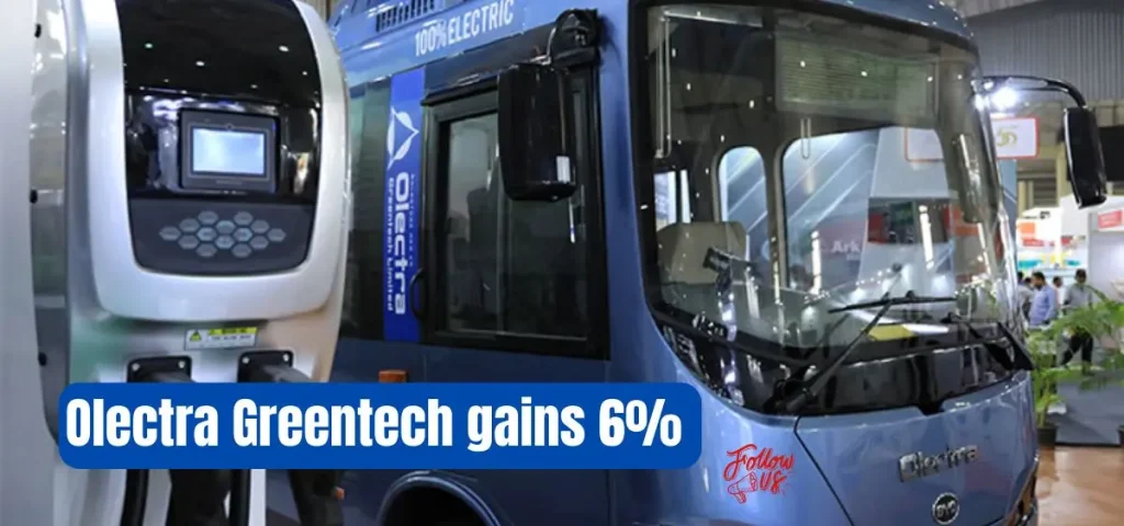 this is the image of Olectra Greentech gains 6% as operations begin at Hyderabad EV facility