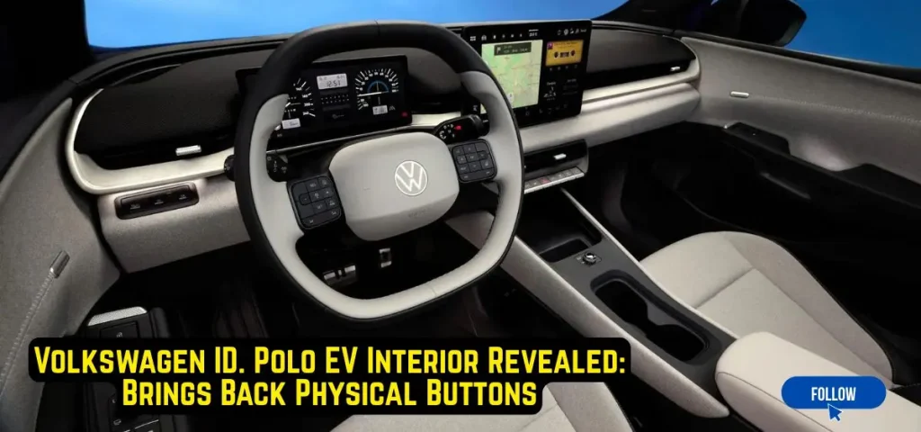 this is the image of Volkswagen ID. Polo EV Interior Revealed
