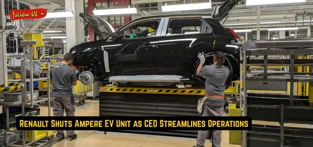 this is the image of Renault Shuts Ampere EV Unit as CEO Streamlines Operations