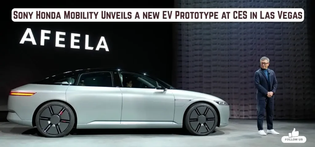 this is the image of Sony Honda Mobility Unveils a new EV Prototype at CES in Las Vegas