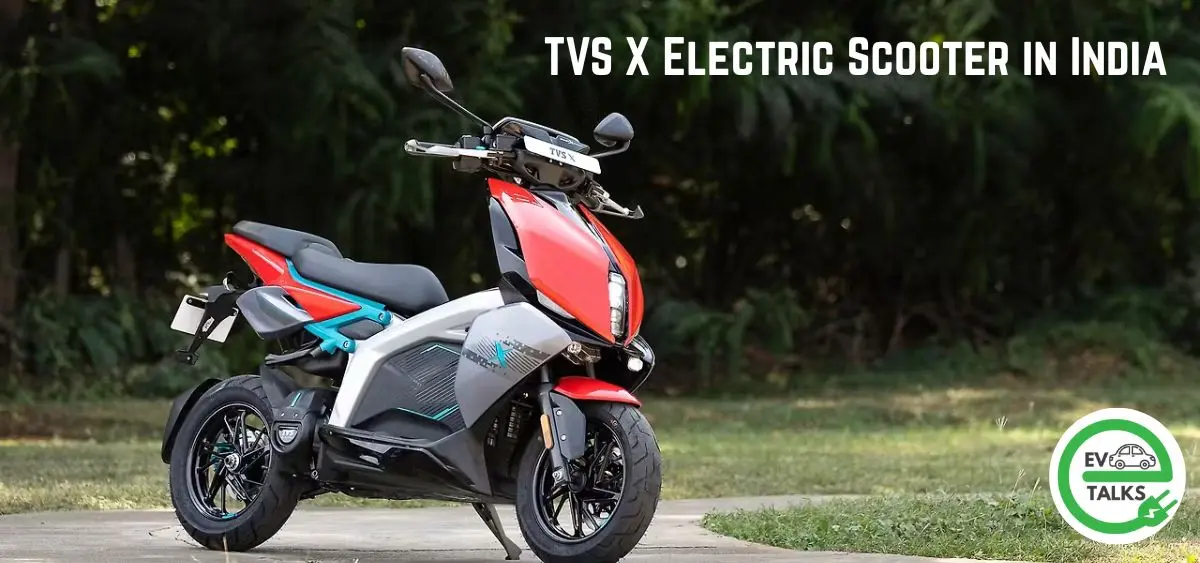 this is the image of TVS X Electric Scooter in India