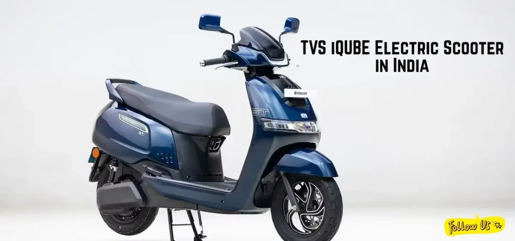 this is the image of TVS iQUBE Electric Scooter in India