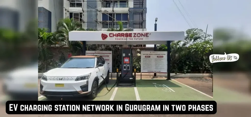 this is the image of EV charging station network in Gurugram