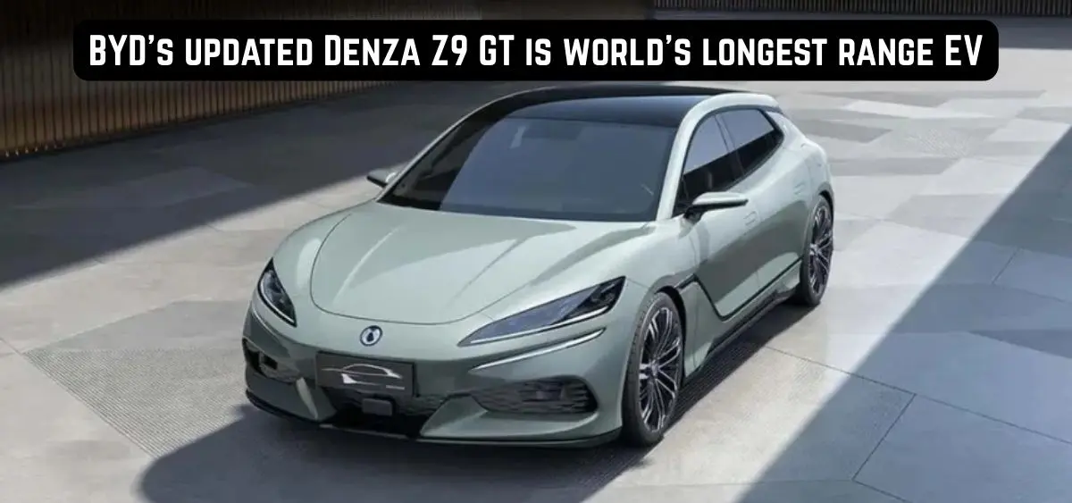 this is the image of BYD's updated Denza Z9 GT is world's longest range EV