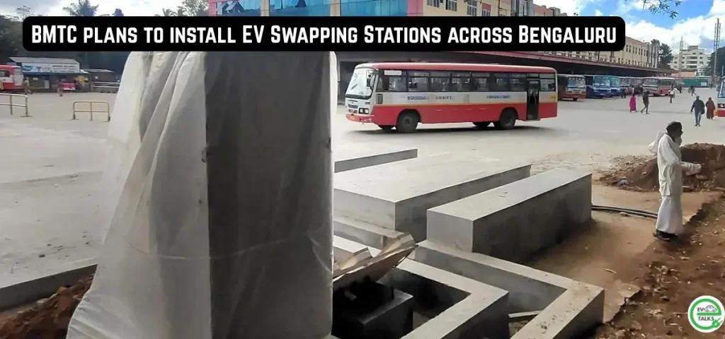 this is the image of BMTC plans to Install EV Swapping Stations Across Bengaluru