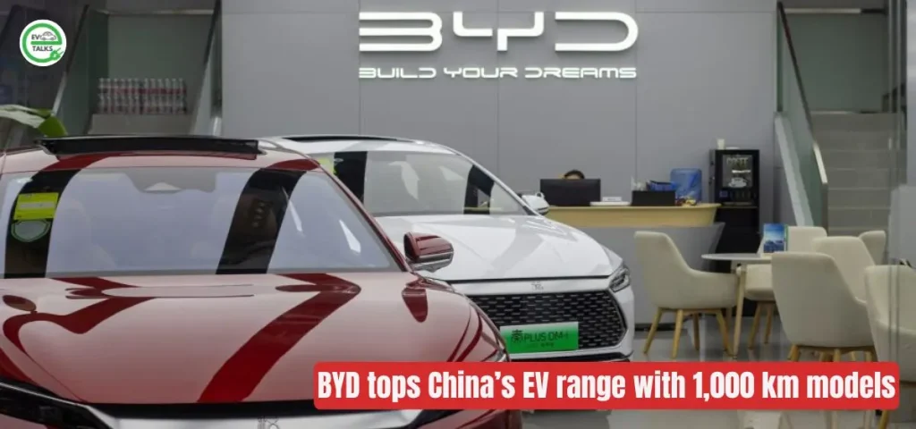 this is the image of BYD leads China’s EV range rankings as only brand with 1,000 km models