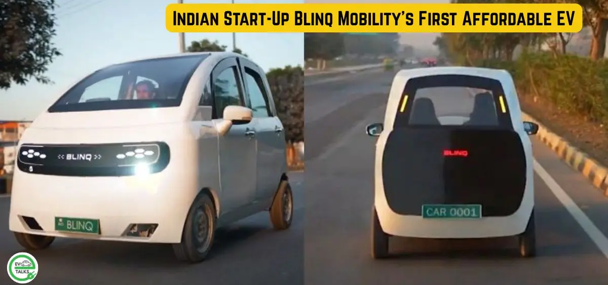 this is the image of Indian Start-Up Blinq Mobility’s First Affordable EV Is Almost Here