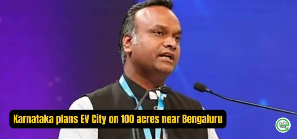 this is the image of Karnataka plans EV City on 100 acres near Bengaluru