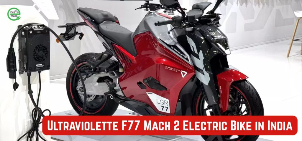this is the image of Ultraviolette F77 Mach 2 Electric Bike in India