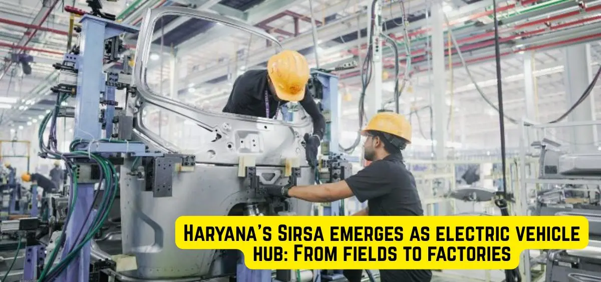 this is the image of Haryana's Sirsa emerges as electric vehicle hub