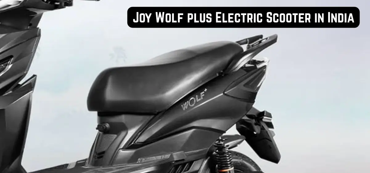 this is the image ofJoy Wolf plus Electric Scooter in India