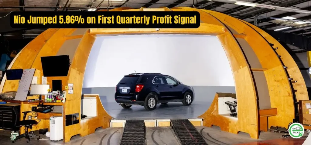 this is the image of Nio Jumped 5.86%