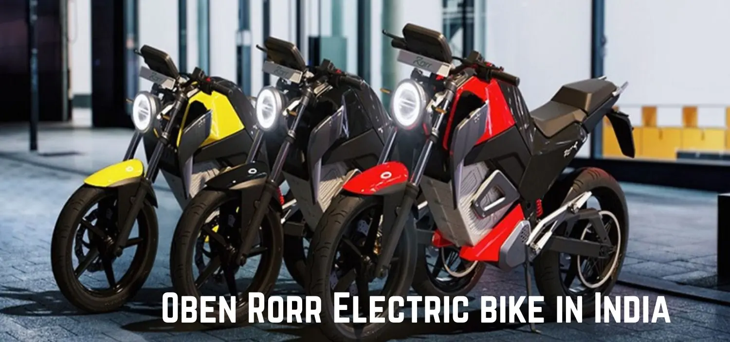 this is the image of Oben Rorr Electric bike in India