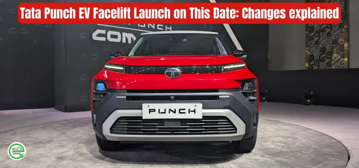this is the image of Tata Punch EV Facelift Launch on This Date: Changes explained