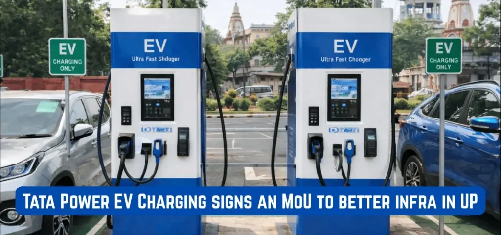 this is the image of Tata Power EV Charging signs an MoU to better infra in UP