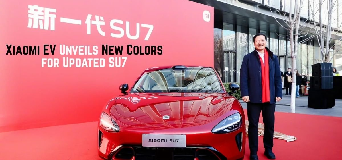 this is the image of Xiaomi EV Unveils New Colors for Updated SU7