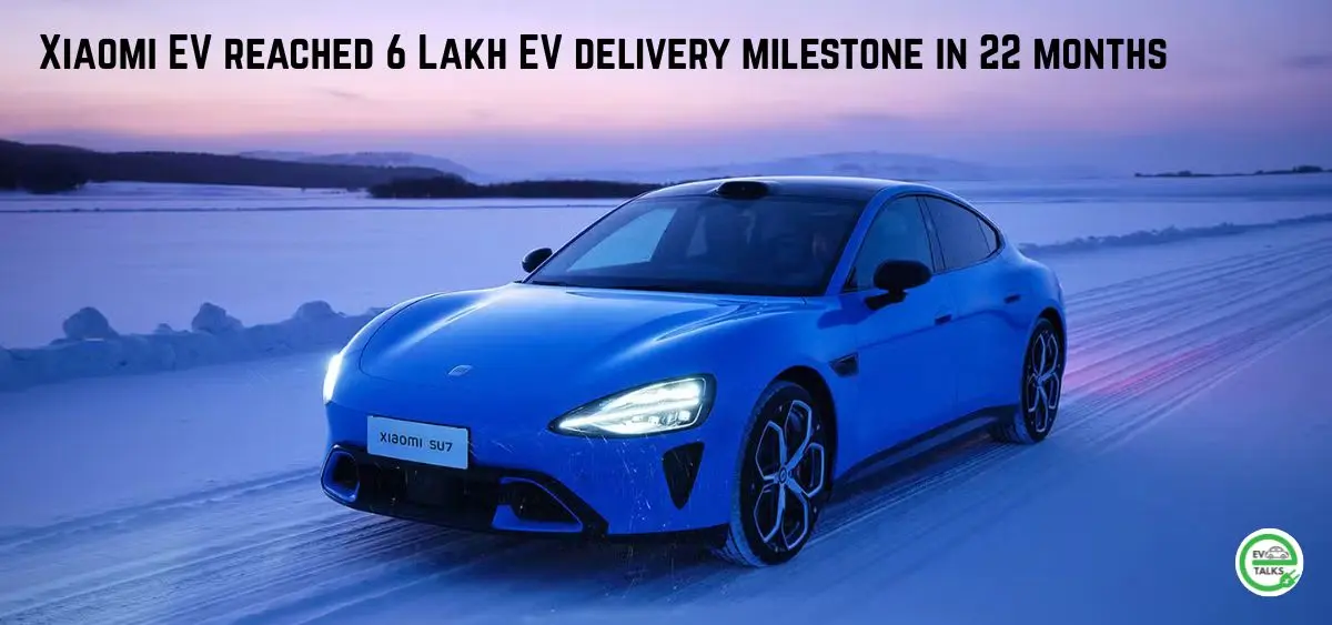 THIS IS THE IMAGE OF Xiaomi EV reached 6 Lakh EV delivery milestone in 22 months