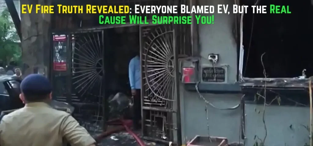 this is the image of EV Fire Truth Revealed - indore