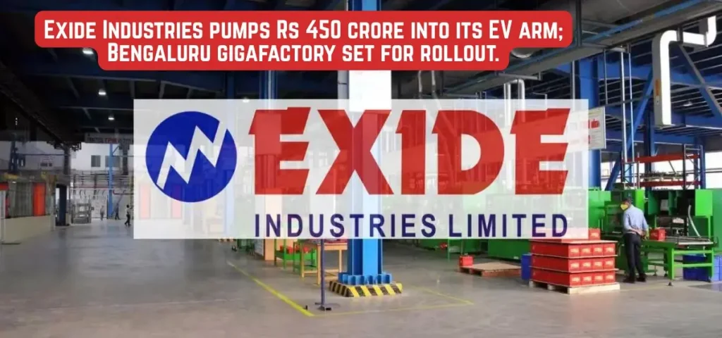 this is the image of Exide Industries pumps Rs 450 crore into its EV arm