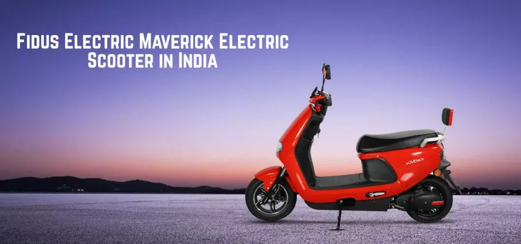 this is the image of Fidus Electric Maverick Electric Scooter in India