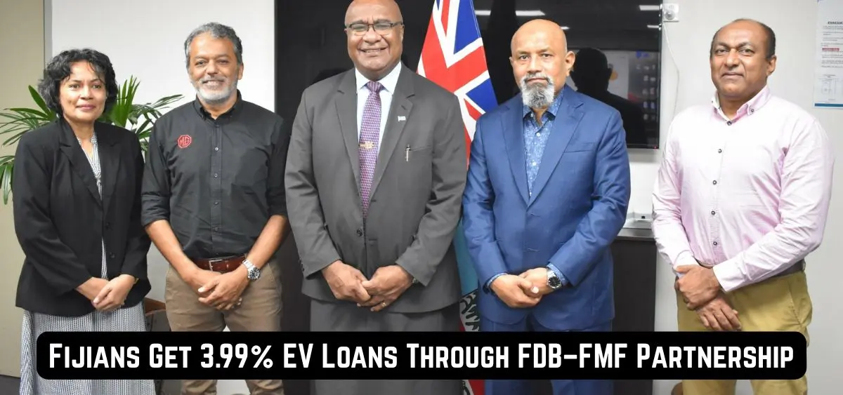 this is the image of Fijians Get 3.99% EV Loans Through FDB–FMF Partnership