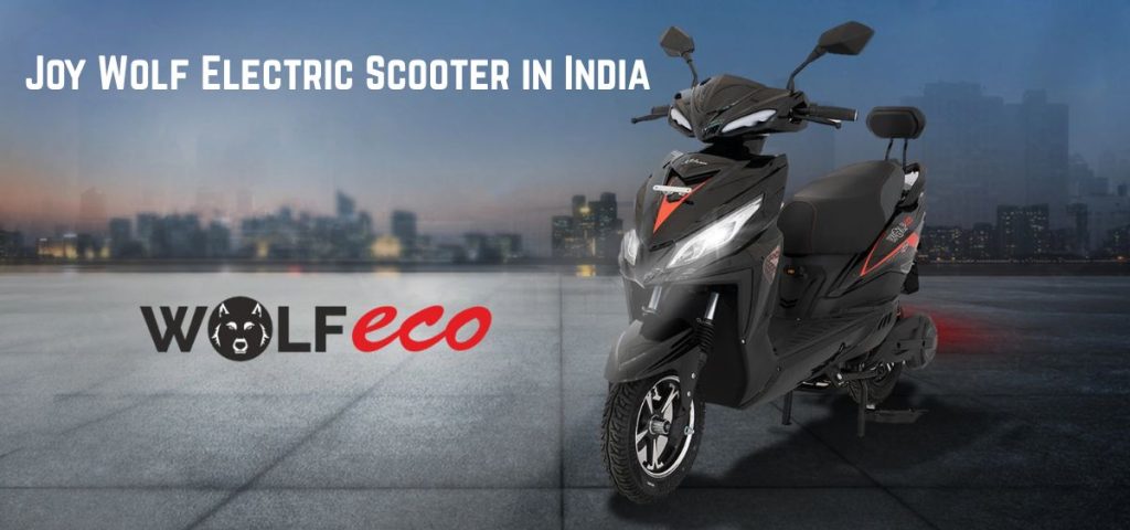 this is the image of Joy Wolf Electric Scooter in India
