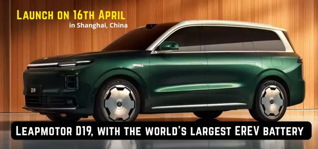 this is the image of Leapmotor D19 Launch on 16th April