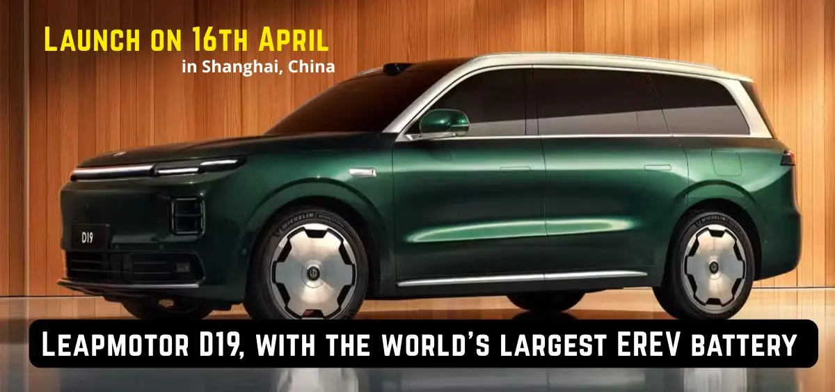 this is the image of Leapmotor D19 Launch on 16th April