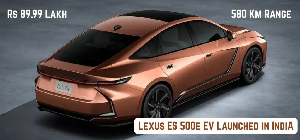 THIS IS THE IMAGE OF Lexus ES 500e EV Launched in India