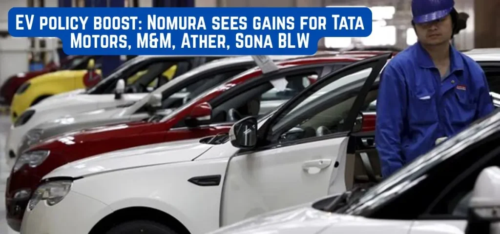 this is the image of EV policy boost: Nomura sees gains for Tata Motors, M&M, Ather, Sona BLW