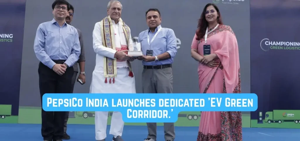 THIS IS THE IMAGE OF PepsiCo India launches dedicated 'EV Green Corridor'