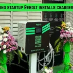 this is the image of Indian EV charging startup Rebolt installs chargers at RBI campus