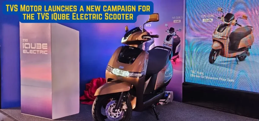 this is the image of TVS Motor launches a new campaign