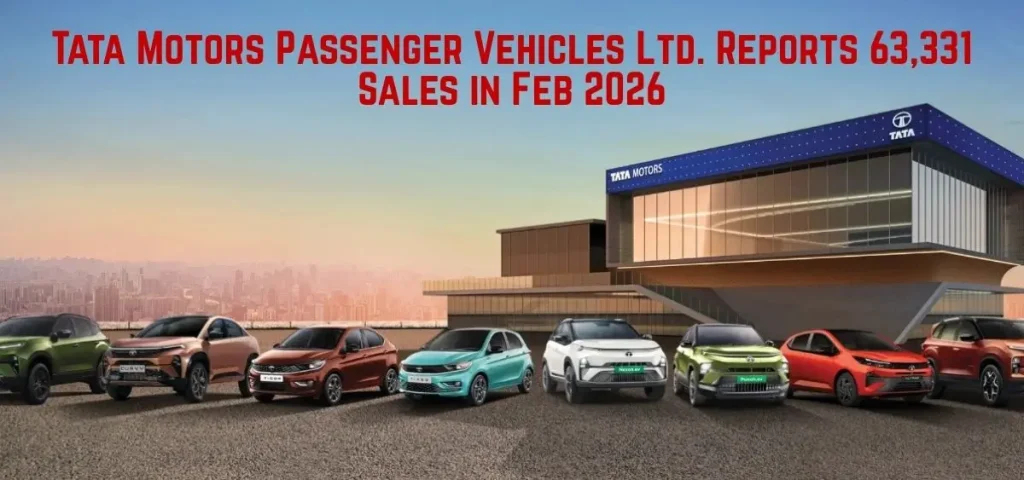 this is the image of Tata Motors Passenger Vehicles Ltd. Reports 63,331 Sales in Feb 2026