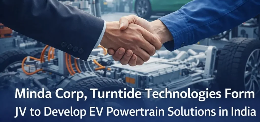 this is the image of Spark Minda and Turntide JV to Boost India's EV Powertrains