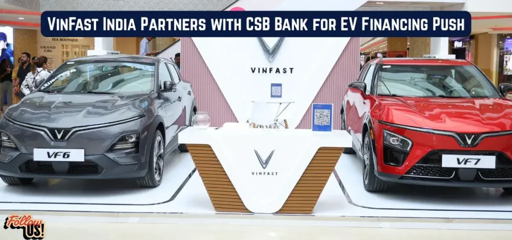 this is the image of VinFast India Partners CSB Bank